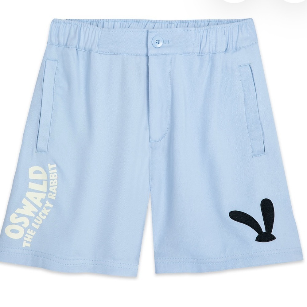 Disney Oswald The Lucky Rabbit Blue‎ Women’s Shorts Size 1X